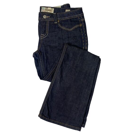 Women's MEK Boot Cut Jeans Thick Stitch Pocket Jeans Size 32 x 34 Darwin Bootcut - Picture 1 of 7